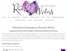 Tablet Screenshot of contemporaryromance.org